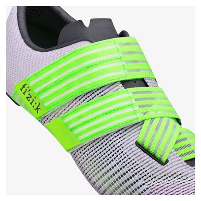 Fizik Powerstrap Aeroweave Viola/Verde Fluo Scarpe da strada unisex