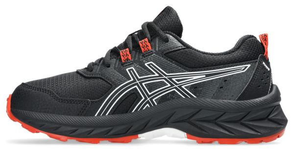 Zapatillas Trail Asics Pre Venture 9 GS Negro/Rojo Niño