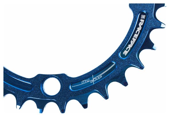 Race Face Narrow Wide Single Chainring 104mm BCD Blue