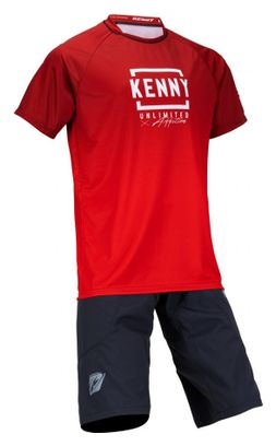 Maillot Manches Courtes Kenny Indy Rouge