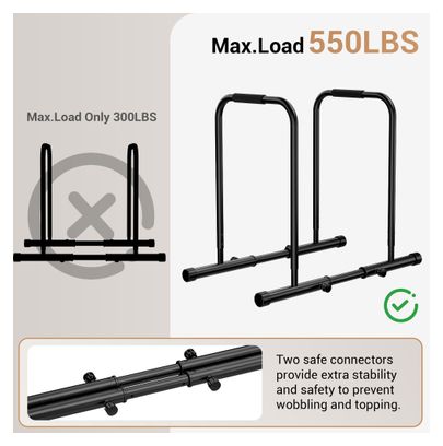 Barres Parallèles Maison Multifonction Dips Fitness