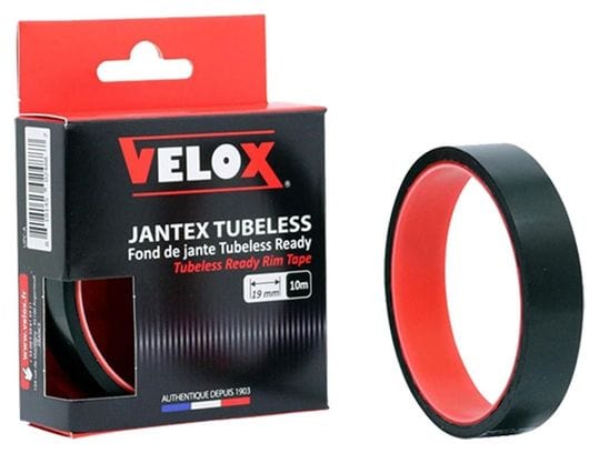 FOND DE JANTE TUBELESS VELOX 19MM ROUE LARGEUR 17-19C (ROULEAU DE 10M)