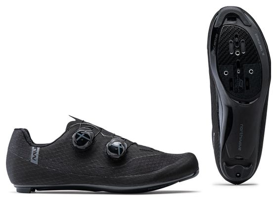 Northwave Mistral Plus Road Shoes Black/Dark Grey