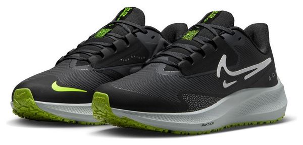 Zapatillas de running Nike Air Zoom Pegasus 39 Shield Negro Verde para mujer