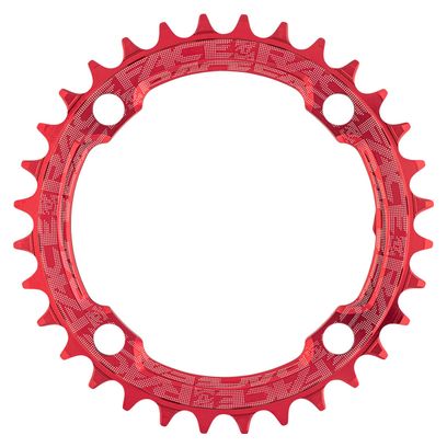 RACE FACE Mono Plateau Narrow Wide 104mm Rouge
