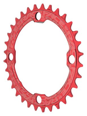 RACE FACE Mono Plateau Narrow Wide 104mm Rouge