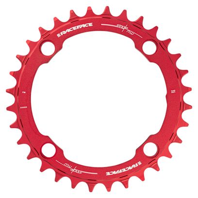 Race Face Narrow Wide Single Chainring 104mm BCD Rosso