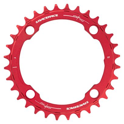 RACE FACE Mono Plateau Narrow Wide 104mm Rouge
