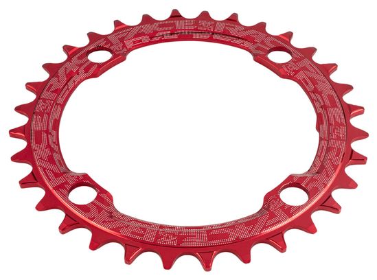 RACE FACE Mono Plateau Narrow Wide 104mm Rouge