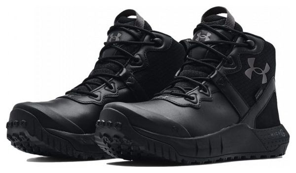 Under Armour MG Valsetz Mid LTHR WP Hiking Shoes Black