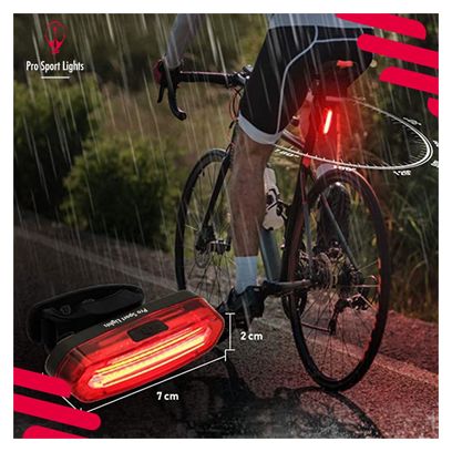 Eclairage de l'arrière rouge 120 lumens