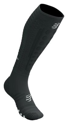 Calzini Compressport Full Socks Aero 2.0 Nero/Bianco