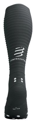 Calzini Compressport Full Socks Aero 2.0 Nero/Bianco