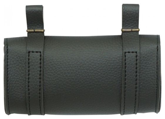 SACOCHE DE SELLE VELO VINTAGE STYLE CUIR NOIR