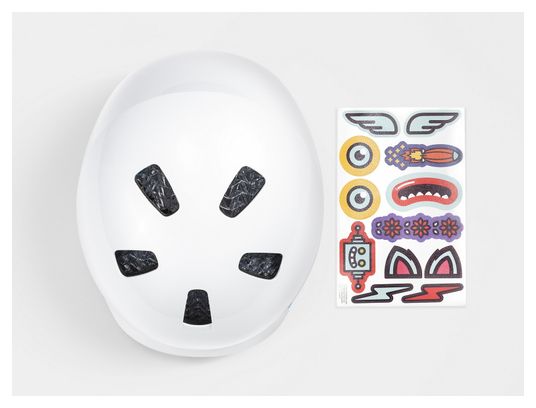 Casque Bontrager Jet WaveCel Blanc / Azur Enfant