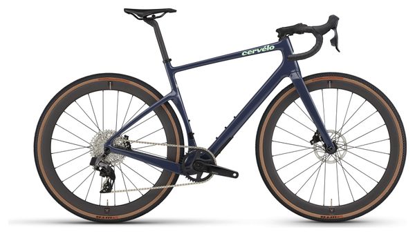 Gravel Bike Cervélo Áspero Sram Rival XPLR eTap AXS 12V 700 mm Blau