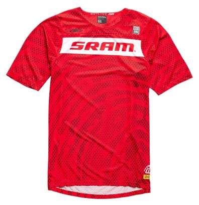 Maillot de manga corta Troy Lee Designs Skyline Air Sram Rojo