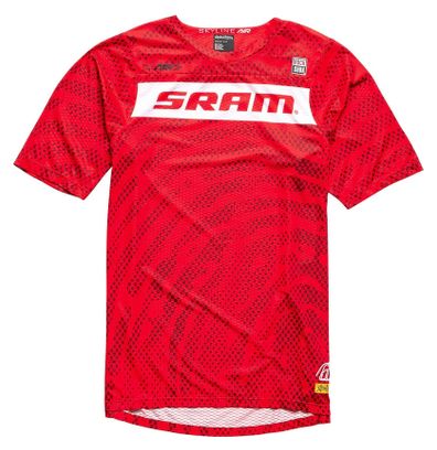 Kurzarmtrikot Troy Lee Designs Skyline Air Sram Rot