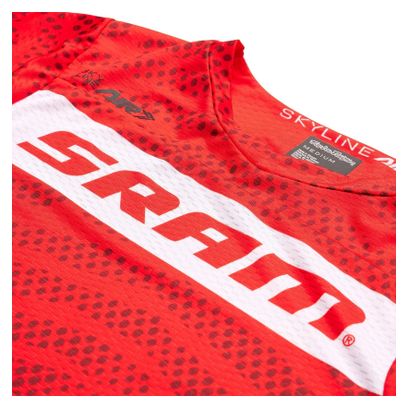 Maillot Manches Courtes Troy Lee Designs Skyline Air Sram Rouge