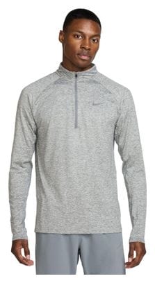 Heren Nike Dri-Fit Stride Grijs 1/2 Zip Top