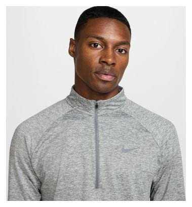 Heren Nike Dri-Fit Stride Grijs 1/2 Zip Top