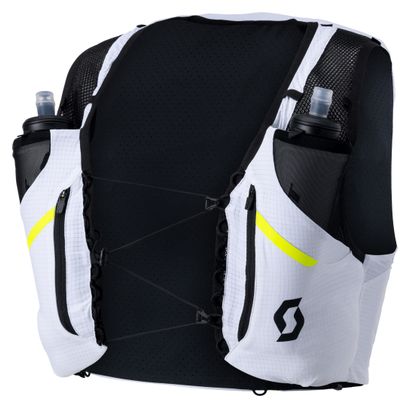 Unisex Hydration Jacket Scott RC Pro TR 10L + Flasks White 