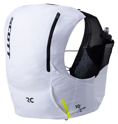 Unisex Hydration Jacket Scott RC Pro TR 10L + Flasks White 