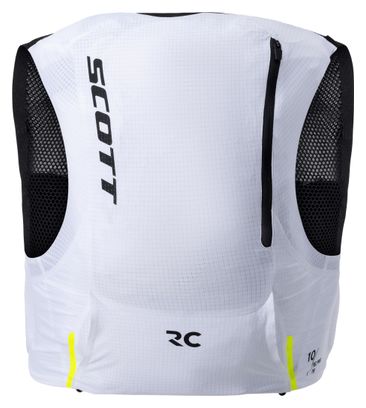 Unisex Hydration Jacket Scott RC Pro TR 10L + Flasks White 