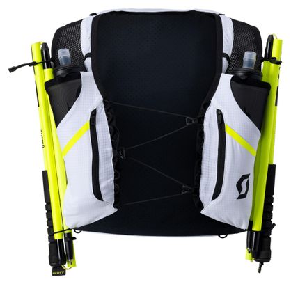 Unisex Hydration Jacket Scott RC Pro TR 10L + Flasks White 