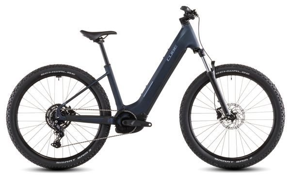 Cube Reaction Hybrid Performance 600 Easy Entry Electric Hardtail MTB Shimano 9S 600 Wh Bosch 75 Nm 27.5'' Indigo Blue 2026