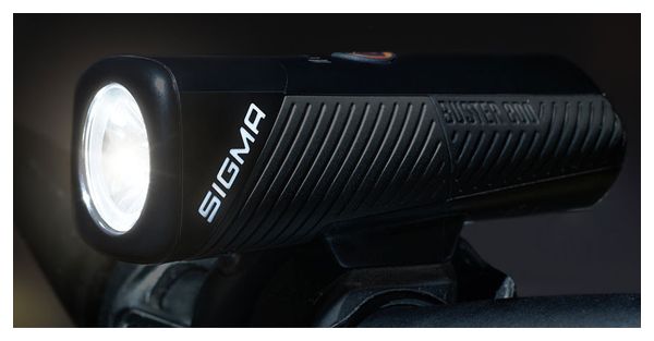 Luce anteriore Sigma Buster 800 FL nera