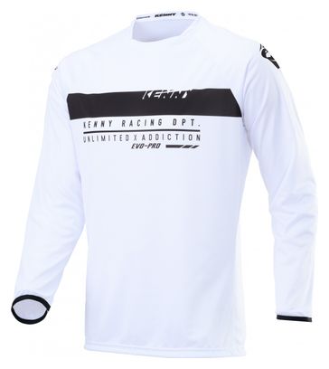 Kenny Evo-Pro Kids Long Sleeve Jersey White