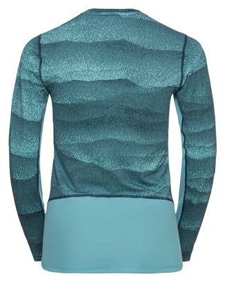 Maillot de manga larga Odlo Whistler Eco para mujer azul