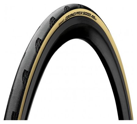 Continental Grand Prix 5000 All Season 700mm Tubeless Ready Road Tire Soft Vectran LazerGrip ACT BlackChili Cream