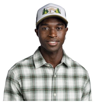 Cappellino Buff Trucker Bianco/Verde