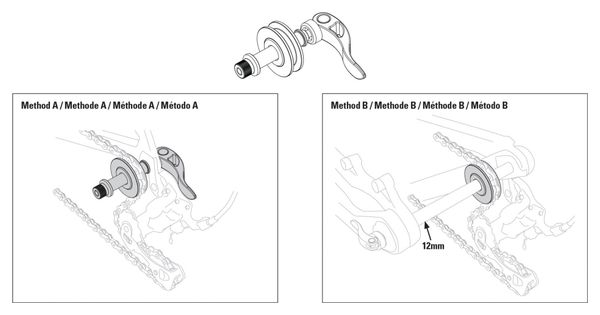 Repose Chaîne Park Tool DH-1 (Compatible Axe Traversant 12 mm)