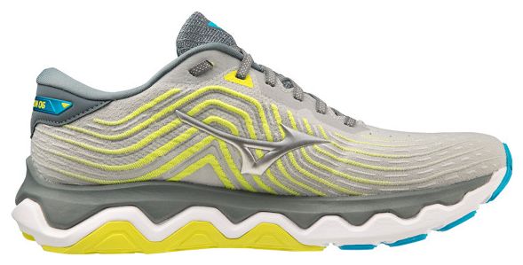 Running Shoes Mizuno Wave Horizon 6 Grey Blue Yellow