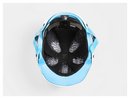 Casco Bontrager Jet WaveCel per teenager bianco / azzurro