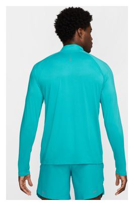 Camiseta de Tirantes Nike Dri-Fit Stride Azul 1/2 Cremallera, Hombre