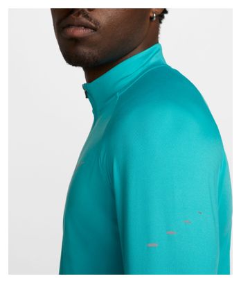 Camiseta de Tirantes Nike Dri-Fit Stride Azul 1/2 Cremallera, Hombre