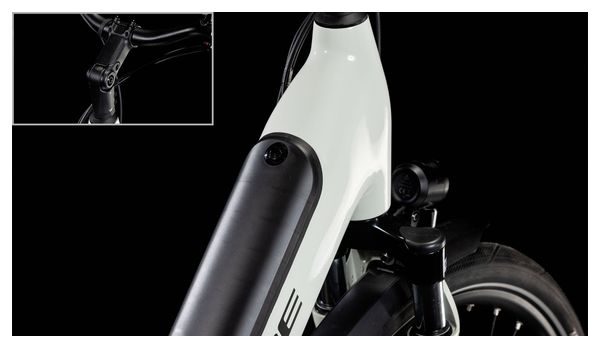 Vélo de Ville Électrique Cube Supreme Hybrid One 500 Easy Entry Shimano Cues 10V 500 Wh 26'' Beige Desert Stone 2025