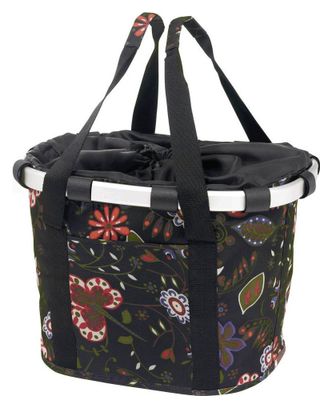Borsa da manubrio Klickfix Bikebasket Folklore Nera