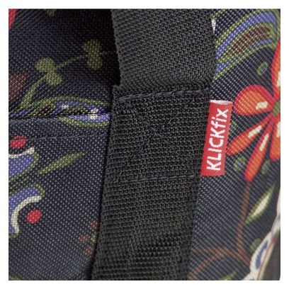 Borsa da manubrio Klickfix Bikebasket Folklore Nera