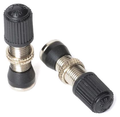 Paire de Valves Tubeless Stan's NoTubes Valve Stem Schrader 32mm (Jantes Hugo 52)