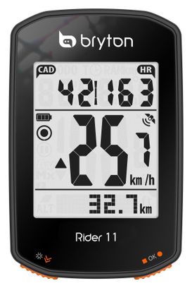 Compteur GPS Bryton Rider 11E