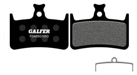 Pair of Galfer Semi-metallic Pads Hope E4 RX4 Standard