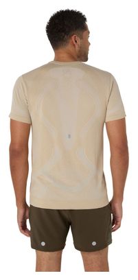 Herenshirt Asics Road Seamless White met korte mouwen