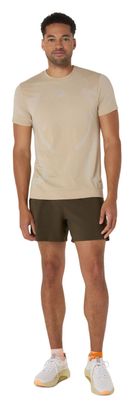 Herenshirt Asics Road Seamless White met korte mouwen