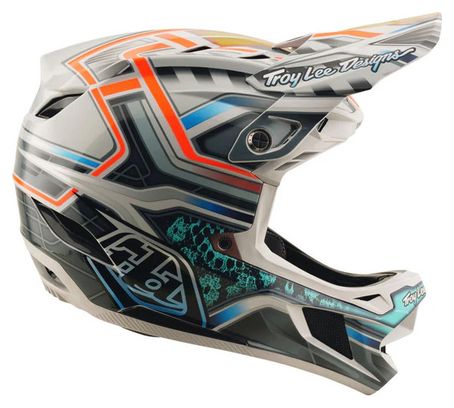 Casco integrale Troy Lee Designs D4 Composite Mips Grey