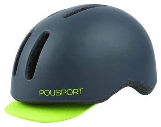 Polisport Casque Vélo Commuter L (58-61Cm) - Gris/Jaune